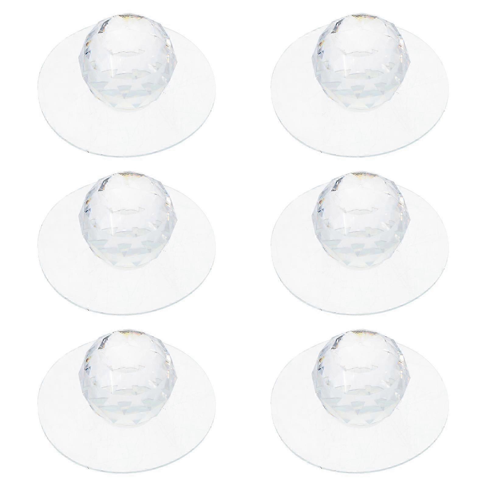 Transparent Pull Handles Ball Shaped Drawer Knobs compatible with Home Use 18Pcs