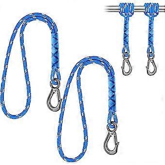 Outdoor Swing Rope, 2 Hanging Pieces 50cm with Carabiners, for Yoga Swing Hammock