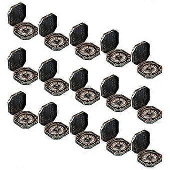 15Pcs Pirate Cosplay Props Plastic Pirate Compass Toy for Party Decoration