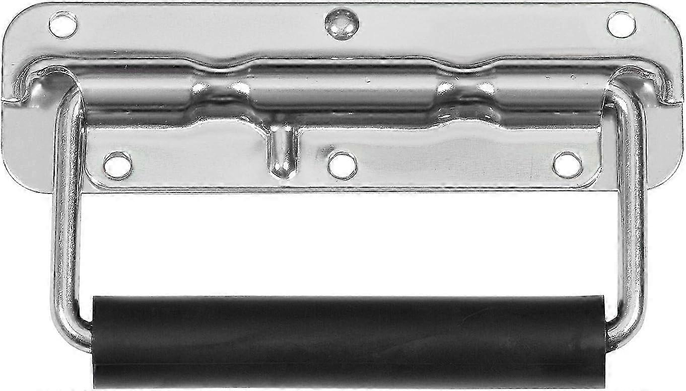 Spring Loaded Surface Mount Handle with Rubber Grip, Zinc,2024 Ping