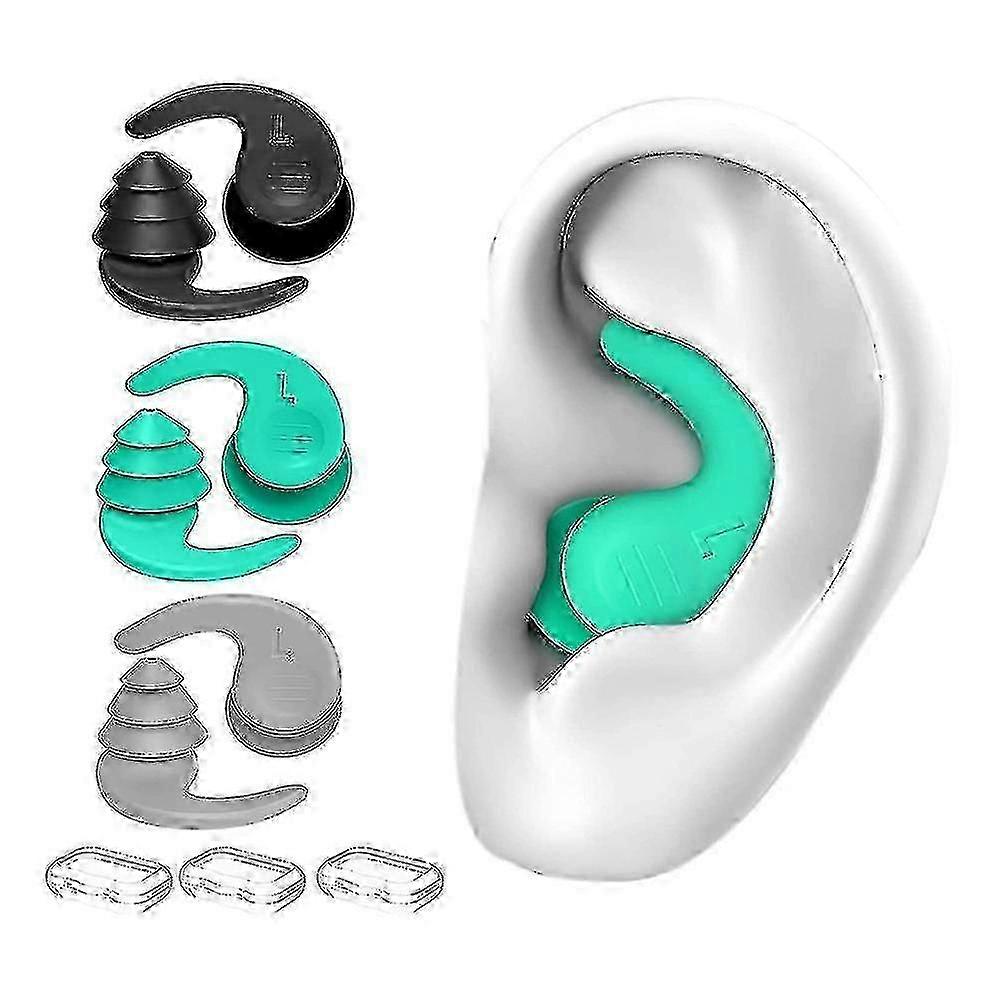 Waterproof Reusable Silicone Earplugs