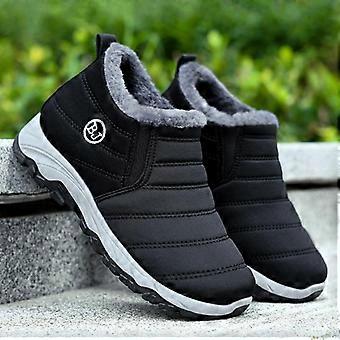 Moda 2024 Nuovi stivali da neve invernali Caldi stivali da uomo in pelliccia Slip On Ankle Boots Scarpe casual comode da uomo Sneakers antiscivolo Botas Zapatos Hombre