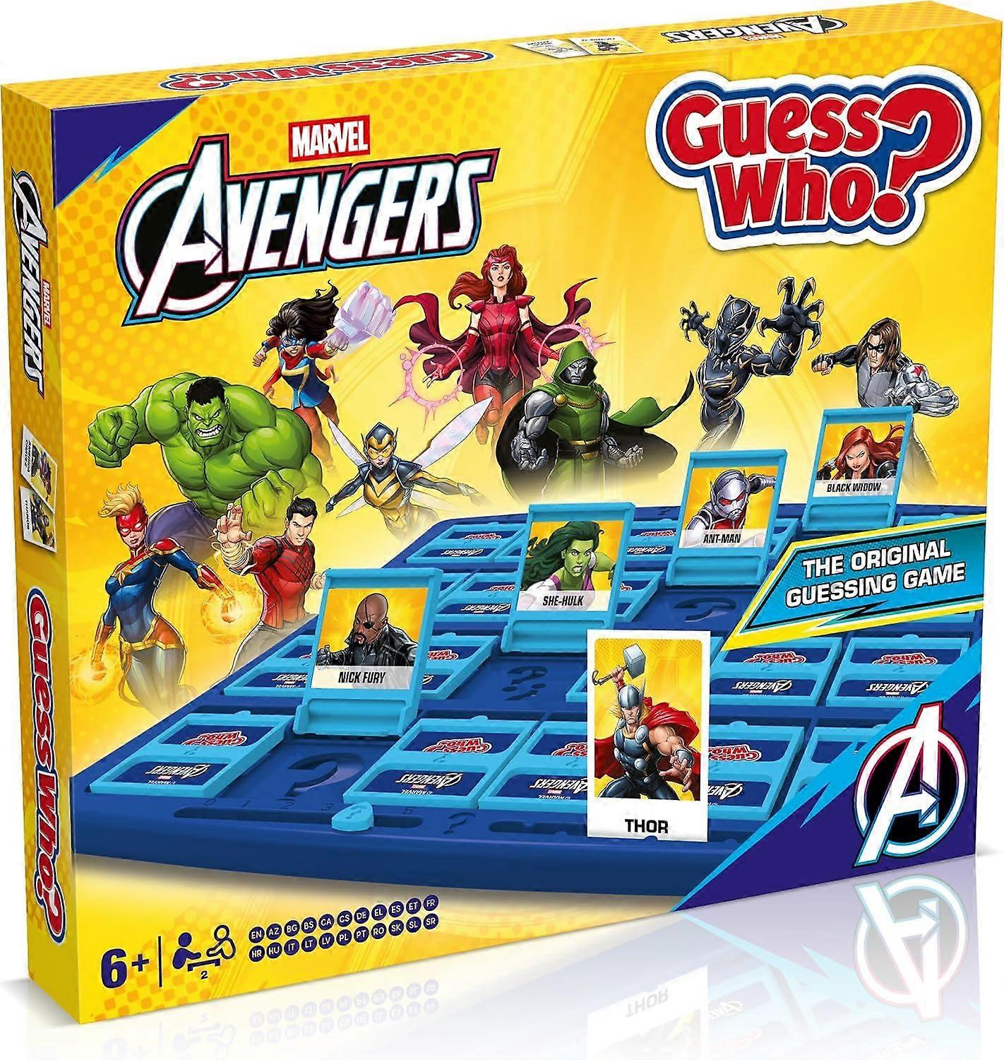 Guess Who Avengers Marvel (Comic) Board Game