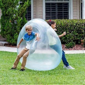 Hlraizz  Bubble Ball Water Ball Toy for Kids, Inflatable Bubble Ball Balloon Beach Ball, Garden Ball Soft Rubber Ball for Outdoor Indoor Game 25-26