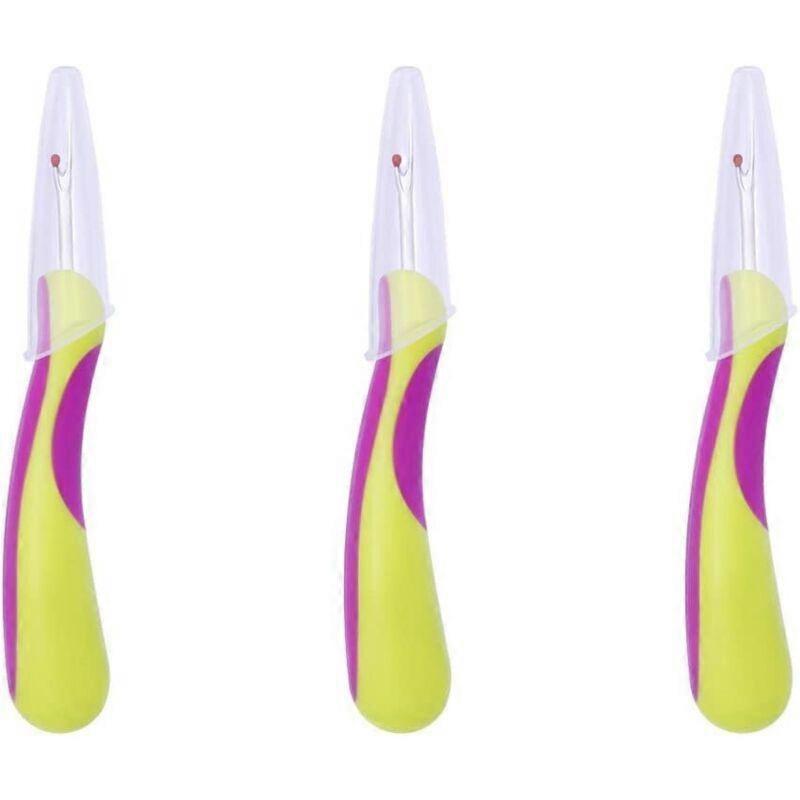 Seam ripper, 3-piece thread cutter, quick seam ripper for sewing