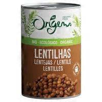 Organic canned lentils 400 g