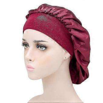 Wide Elastic Satin Nightcap Women
