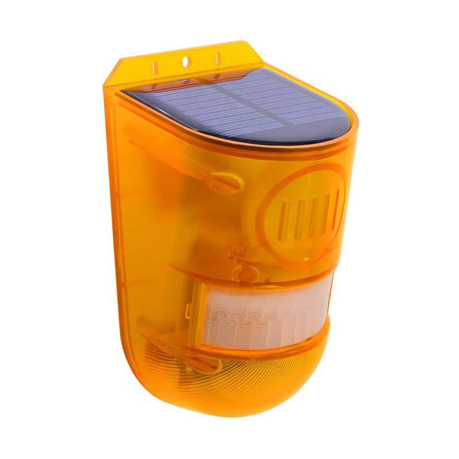 Solar Alarm Light With Pir Motion Sensor Led Strobe Lights