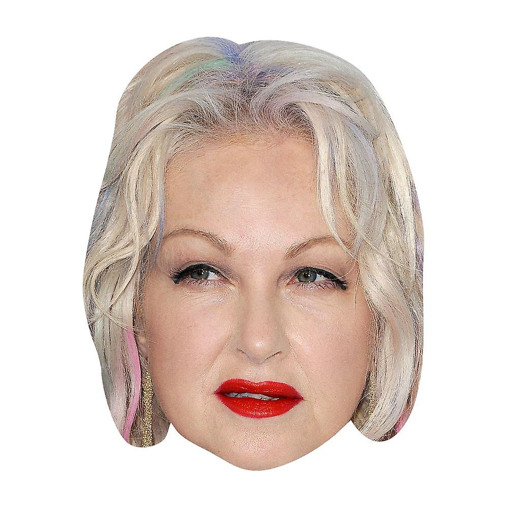 Cyndi Lauper Celebrity Mask, Flat Card Face