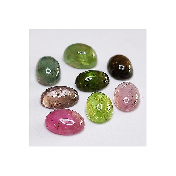 6,89ct Set Tourmaline Cabochon Oval Cut awo41