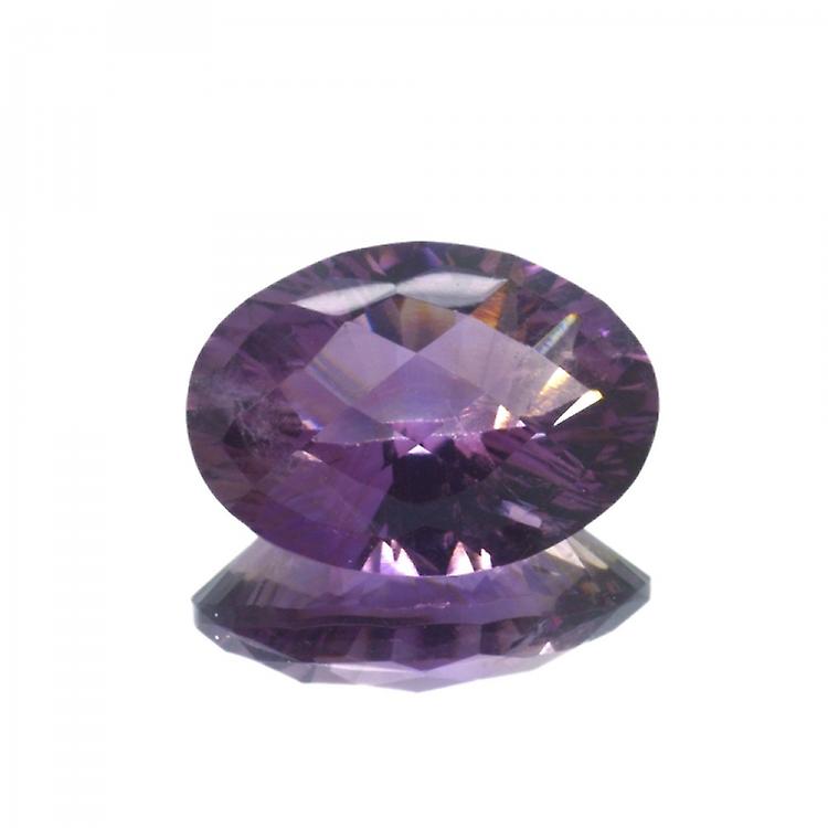 17.63ct Amethyst Oval Cut With Chessboard awo39