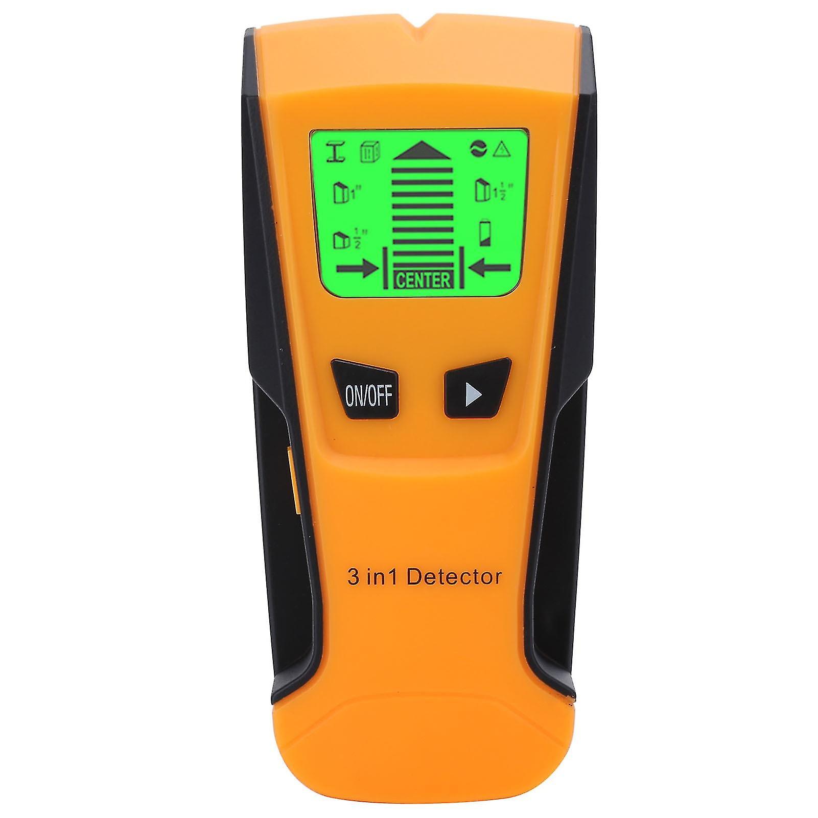 3 In 1 Wood Studs Wall Scanner Finder Lcd Backlight Automatic Calibration Metal Detector