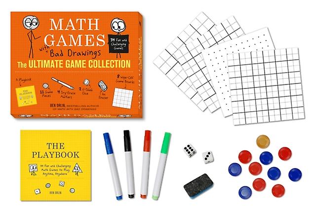 Math Games With Bad Drawings The Ultimate Game Collection by Ben Orlin Paperback Book