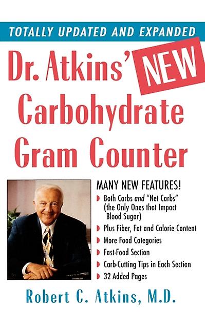 Dr. Atkins New Carbohydrate Gram Counter by Atkins & Robert C. & M.D. Paperback Book