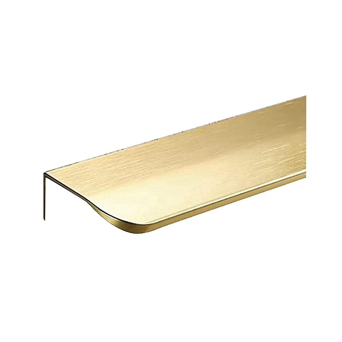 Concealed Drawer Pulls In Aluminium, Gold 2-pack (total Length 200mm)