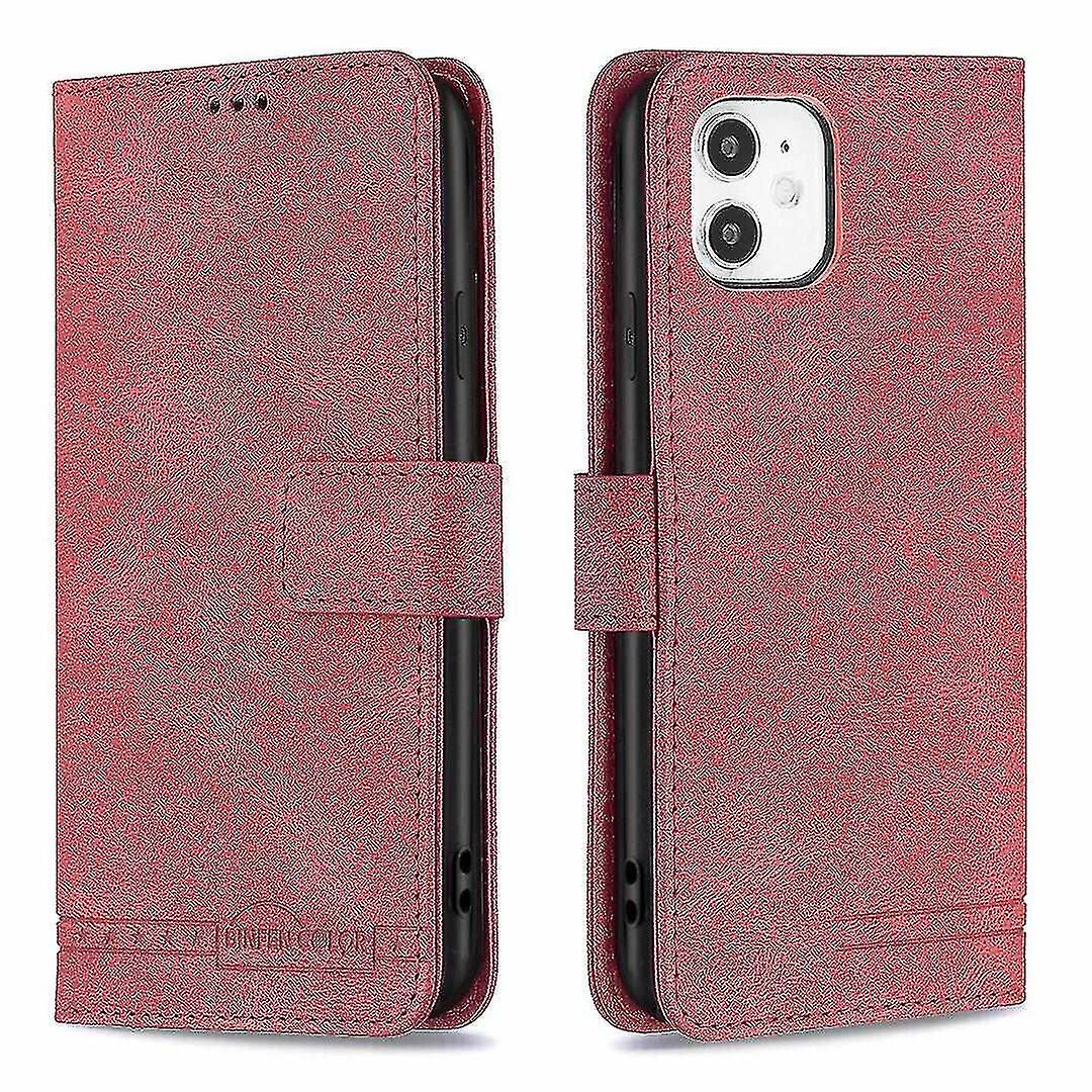Compatible Iphone 12 Mini Case Wallet With Rfid Blocking Credit Card Slot Viewing Stand Magnetic Clo