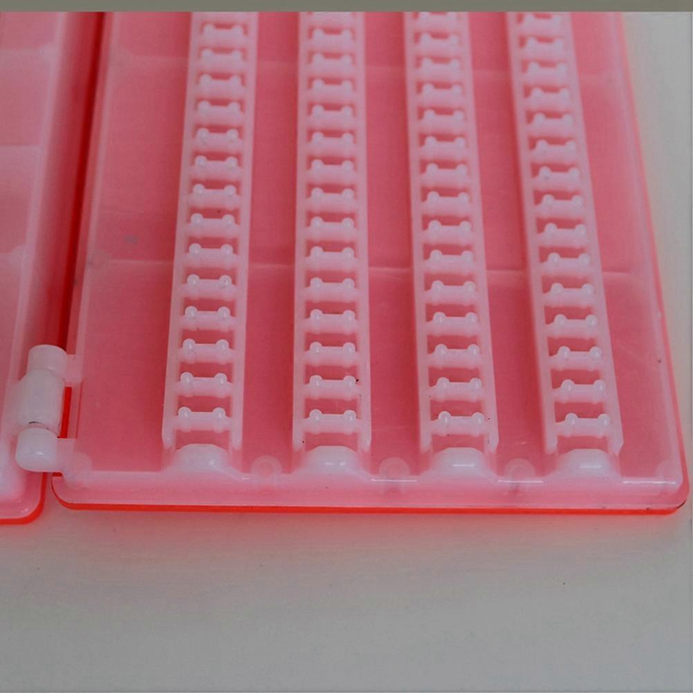 Portable Barbecue Meat Skewer Tool, Double/Four Rows, PP, 19x7.8x4cm