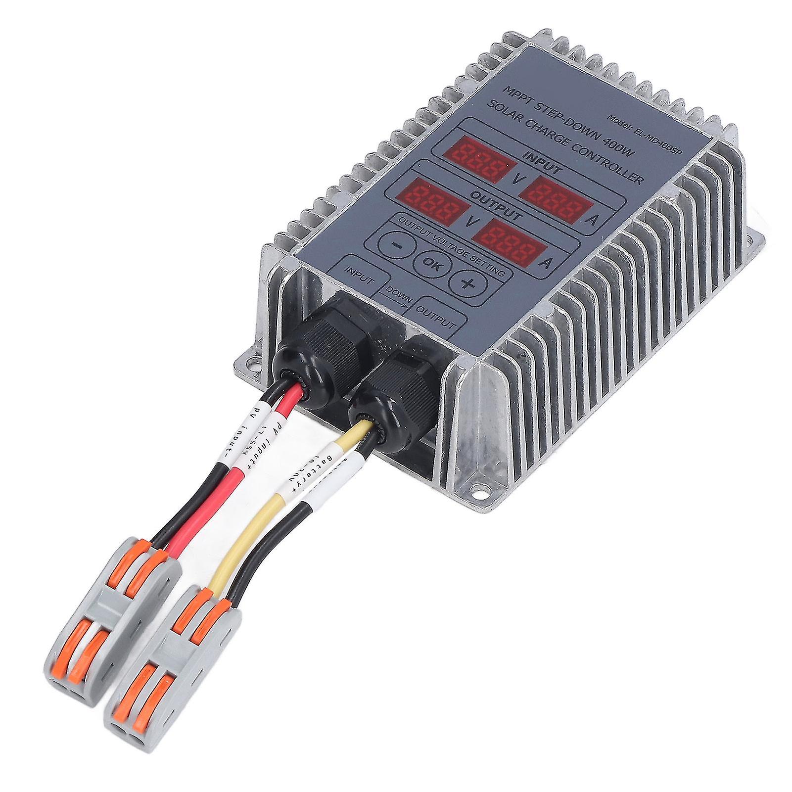 Solar Charge Controller,Solar Battery Regulator,MPPT Charging 10‑30VControl,Solar Panel Controller for Battery (400W)