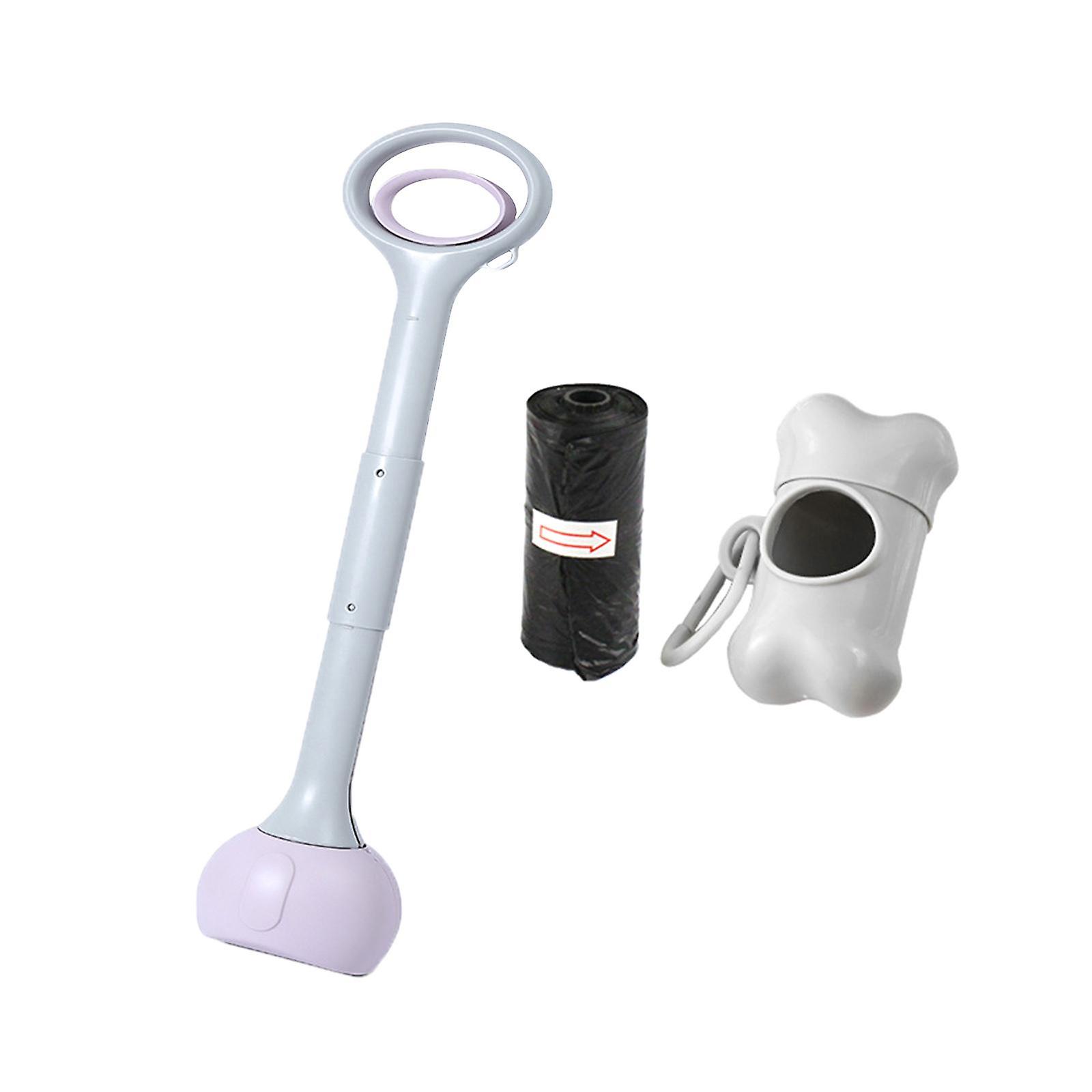 犬のうんちすくいうんちピッカー犬のうんちピックアップツール公園旅行芝生パープル70cm