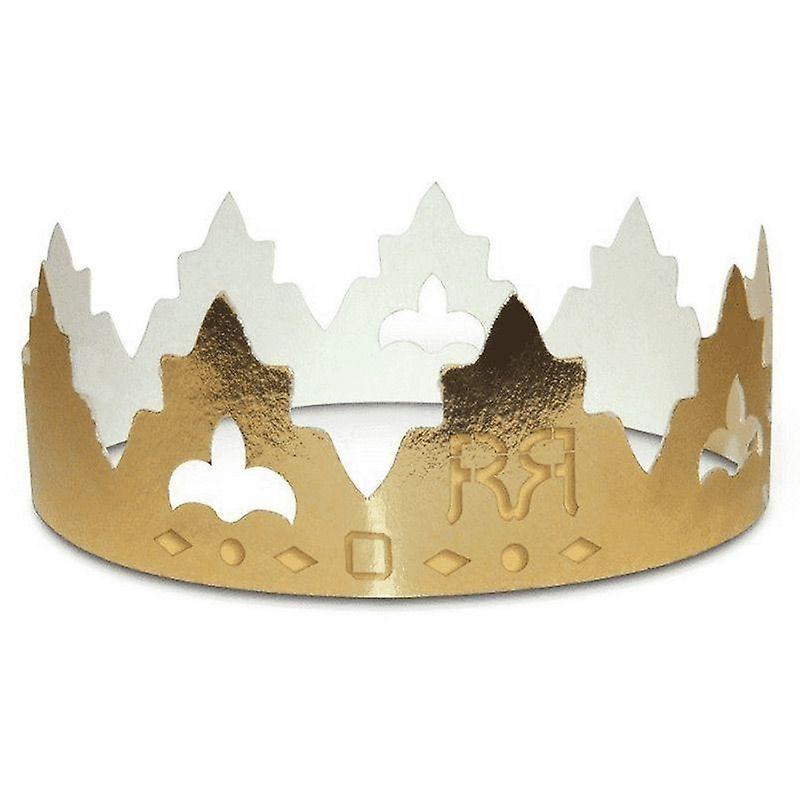 2 cardboard crowns for Epiphany cake - Classic