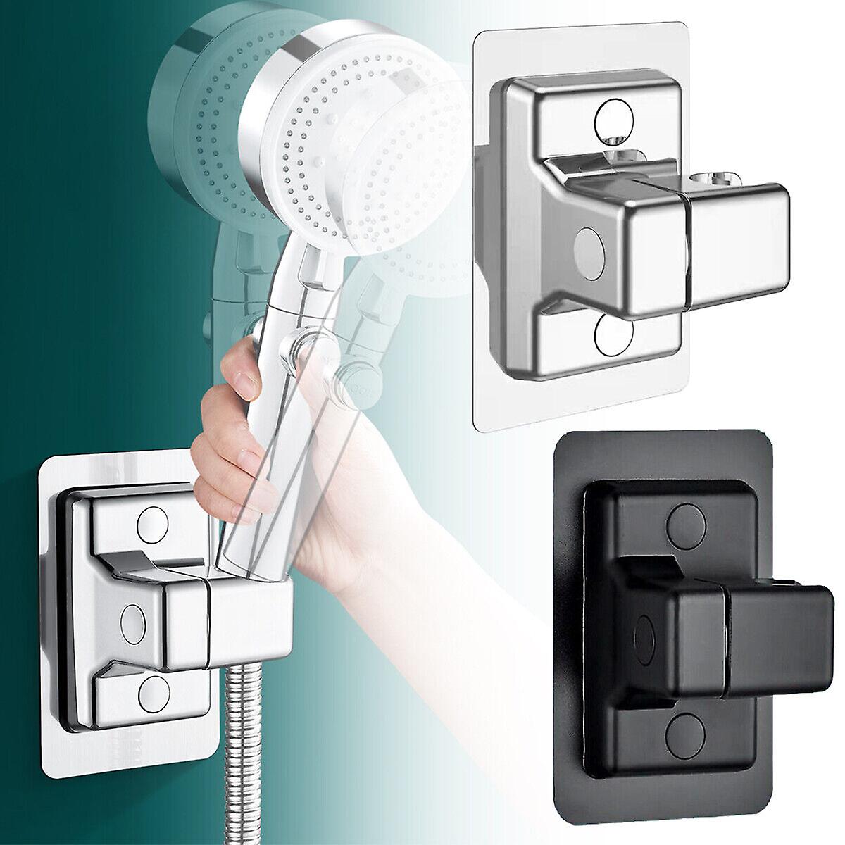 Shower Head Holder Adjustable Self-Adhesive Universal Shower Bracket Wall Mount