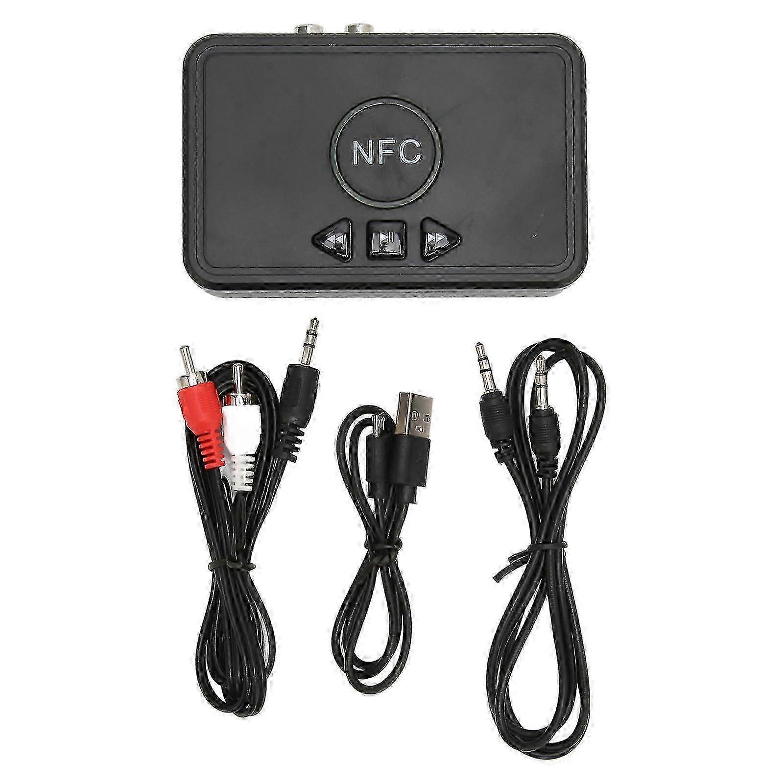 NFC Bluetooth 5.0 Receiver Adapter - Transform Wired Devices, Stable for Home & Car