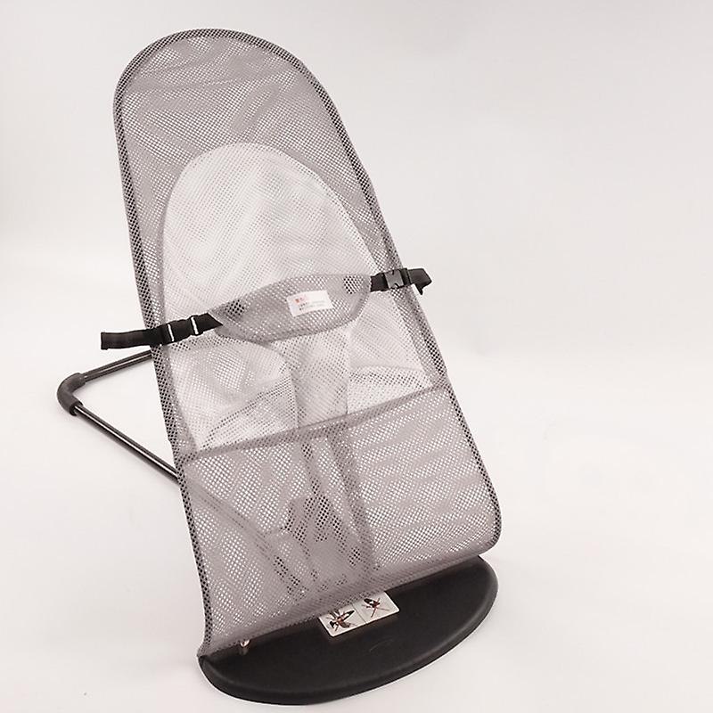 Adjustable Foldable Gray Pet Rocking Chair Bed for Dogs Cats