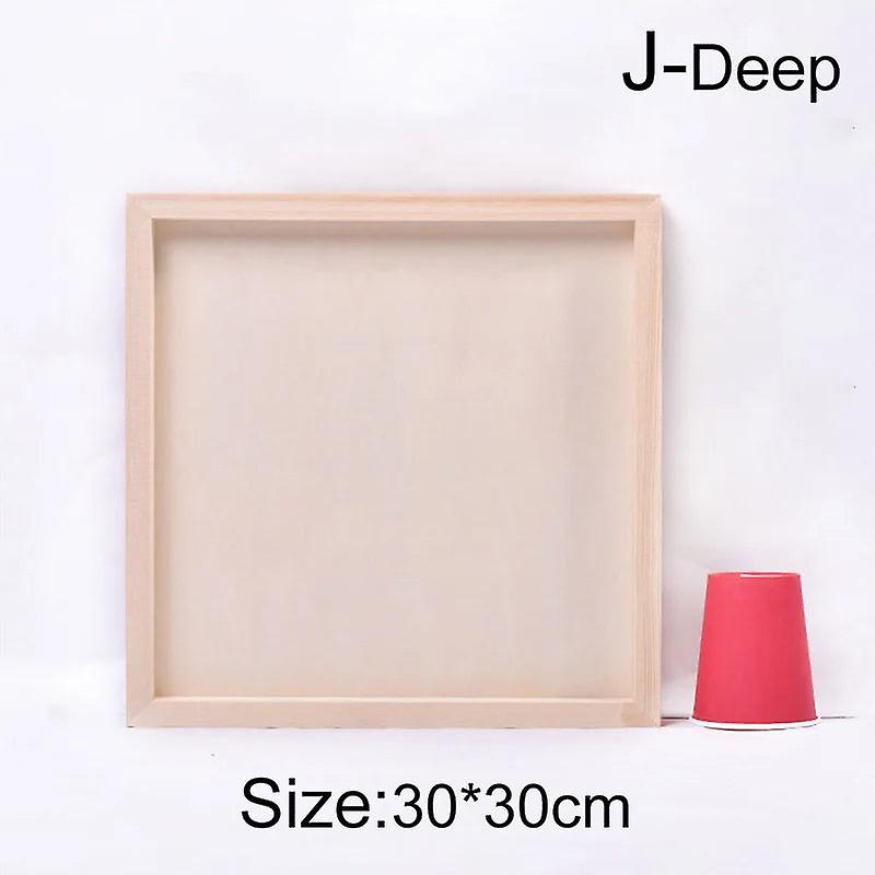 Massivt trä Fotoram Oljemålning Bilder Ramar Displayställ Barn Blank Konst Pussel Fäste Ram Vägg Konst Dekor