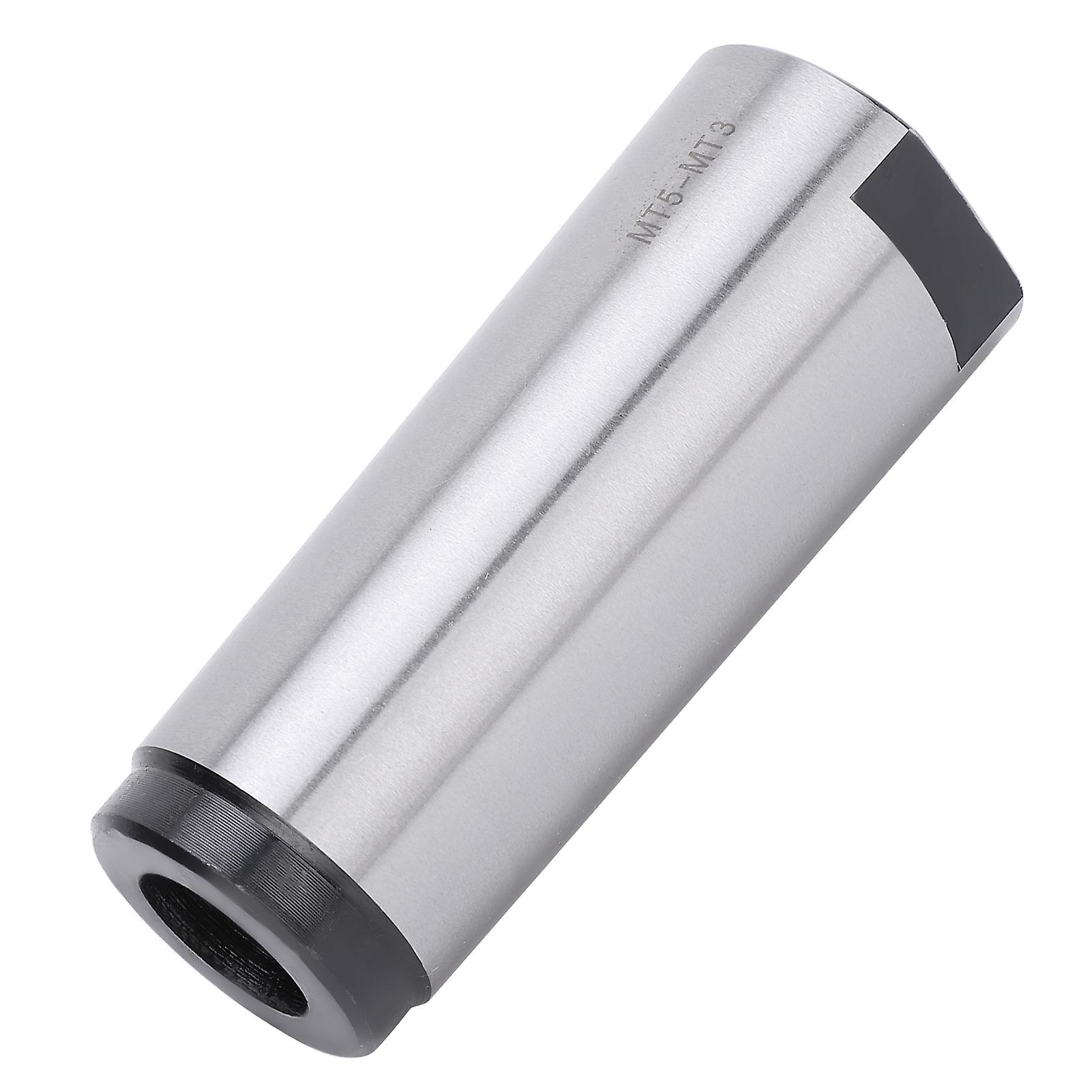 Steel Taper Sleeve Reducing Adapter for Lathe Milling, MT5-MT3 Center Taper Sleeve