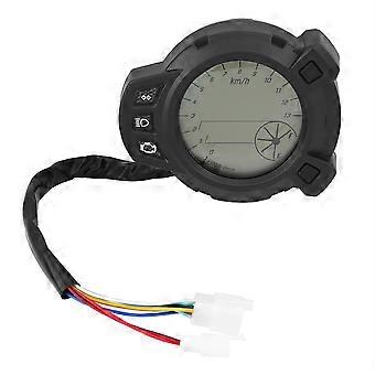Digital Colorful LCD Speedometer, Universal Motorcycle Digital Colorful LCD Speedometer Odometer Tachometer W/Speed Sensor