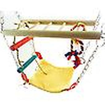 Colorful Swing Parrot Bird Toy Budgies Bite Toy Creative And Useful