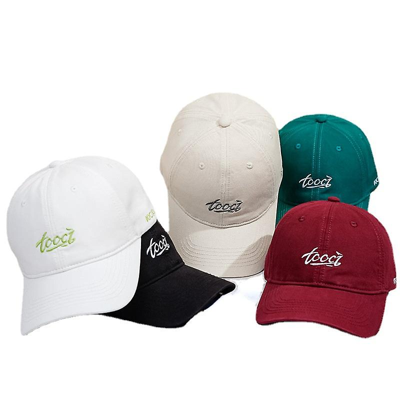 Boné de beisebol Esporte casual ao ar livre Sol clássico Soft Top estilo coreano All-match No1058