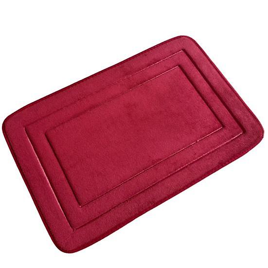 Yousheng Carpet Quick-drying Coral Velvet Door Mat Slip-free Water Absorbent Memory Foam Bath Mat Home Supplies