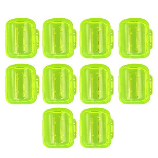 10Pcs Shrimp Umbrella Hooks Protective Cases Transparent Lightweight Compact Size Squid Jig Covers Hook Storage Cases