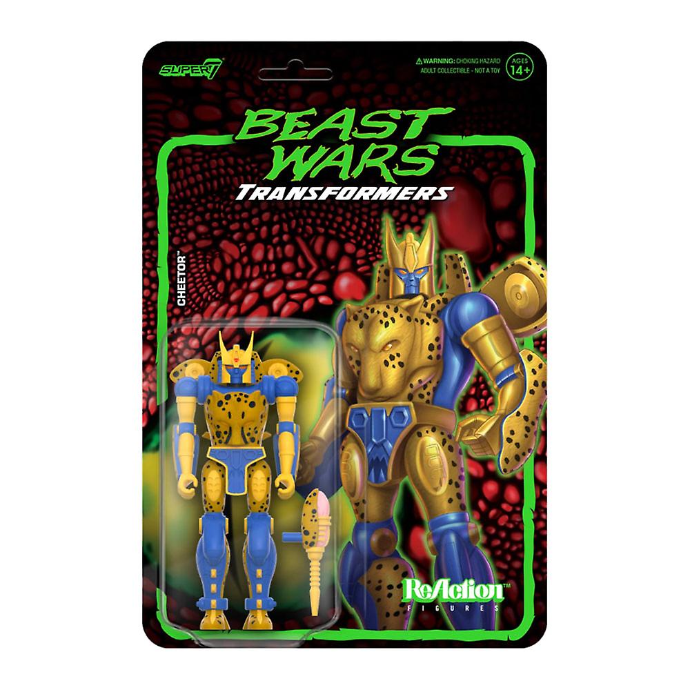 Super7 Transformers: Beast Wars Cheetor Reaction 3.75" Figure