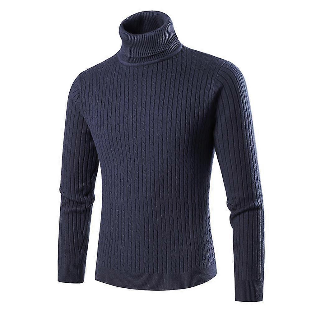 Menn Vinter Varm Langermet Turtleneck genser
