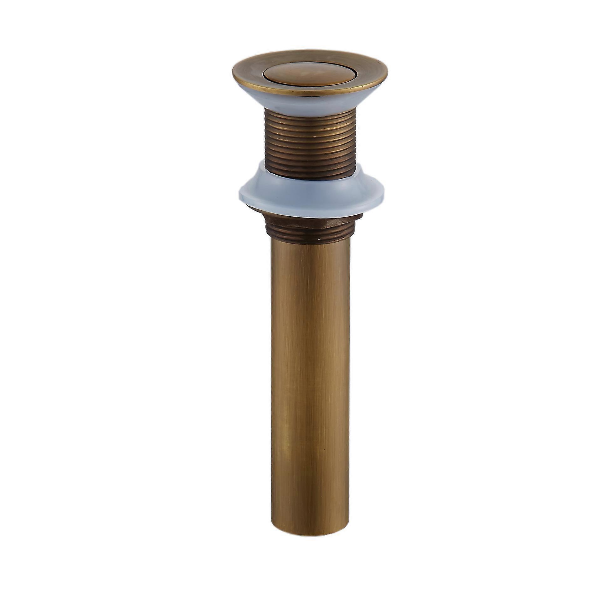 Pop Up Sink Drain Straine,Push Button Drain Assembly,Bathroom Sink Pop Up Drain Kit,Antique,Sink Pop Up Drain Stopper (SIZE186cm)
