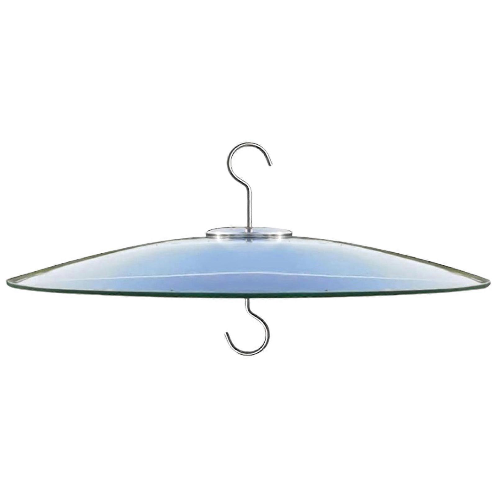 Bird Feeder Cover with Hook Hanging Design Smooth Edges Easy Assembly Protective Flowerpot Shield Diameter 33cm Hanging Bird Feeder Rain Protective Co