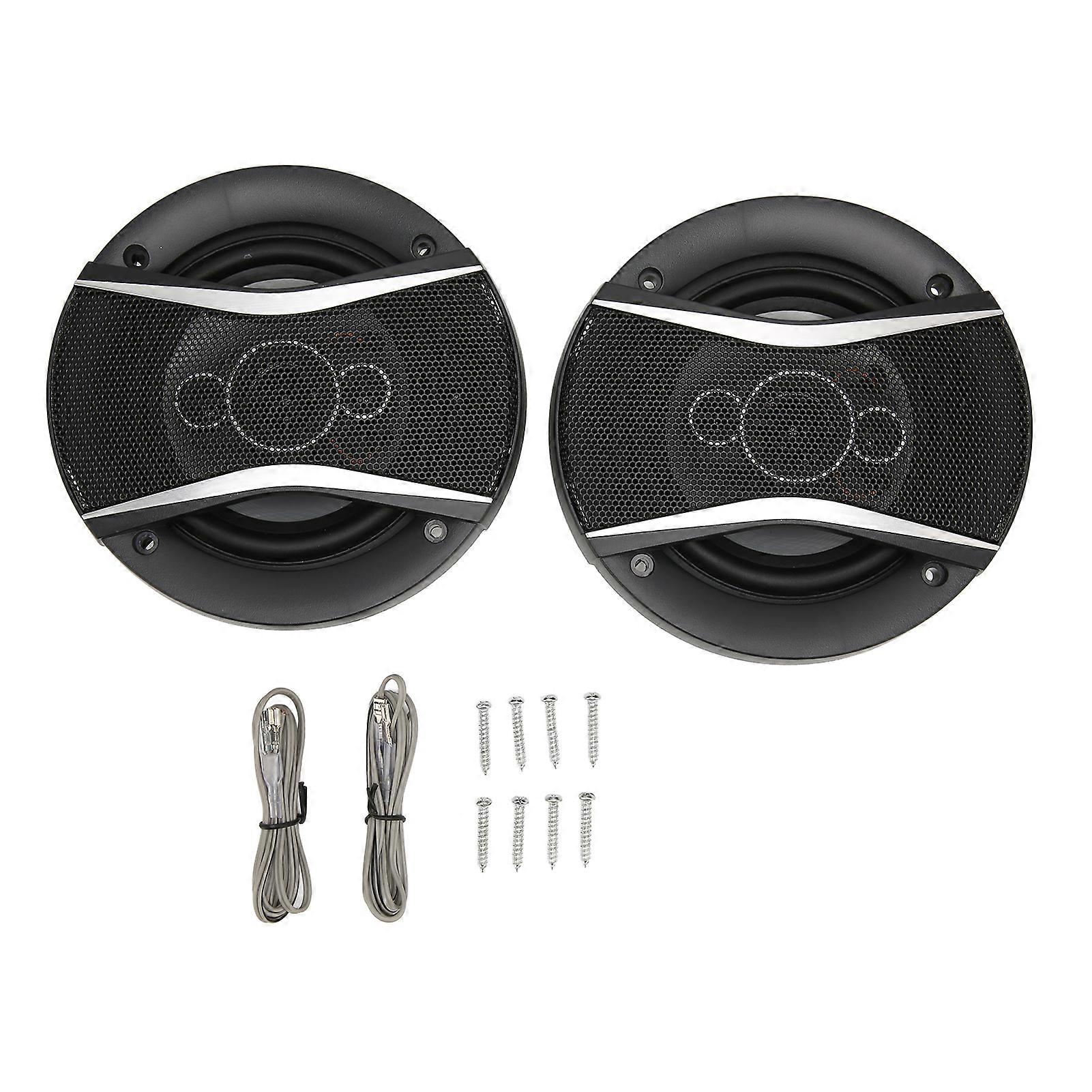 Lot de 2 haut-parleurs coaxiaux pour voiture, sensibilité 91 dB, 450 W, basses et aigus, 5 pouces