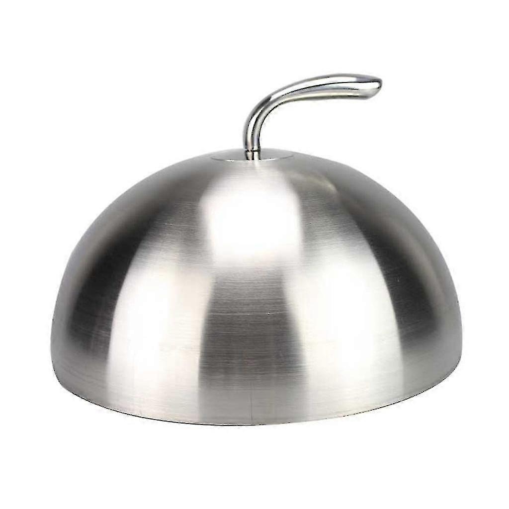 20/24/26/28cmステンレススチールステーキカバー鉄板焼きドームディッシュ蓋フードカバー
