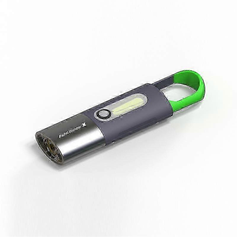 Mini Led Flashlight Rechargeable Lamp White Laser Flashlight Multi -function Climbing Hook