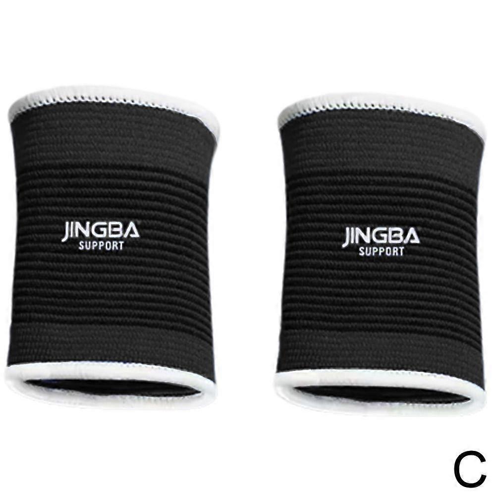 2x Unisex Adjustable Wrist Support Wraps for Weightlifting Kettlebell Badminton