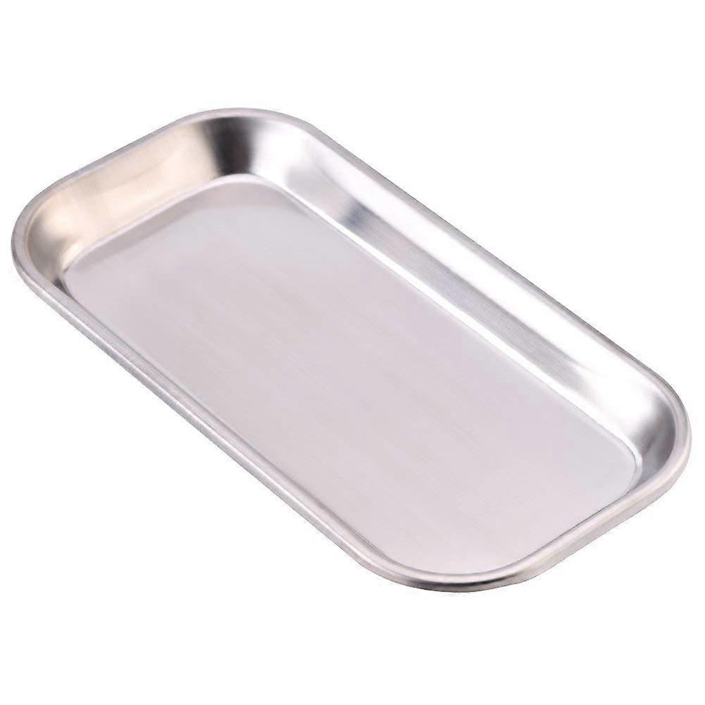 2025 صينية أسنان جديدة ، صواني عيادة ، 201 أداة صينية مختبر عيادة أدوات طبية من الفولاذ المقاوم للصدأ ، سهلة التنظيف