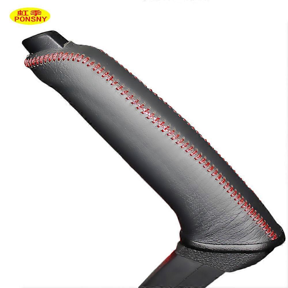 Protective cover for car hand brake, real leather, with handles, for Ford Focus 2.0L 2012