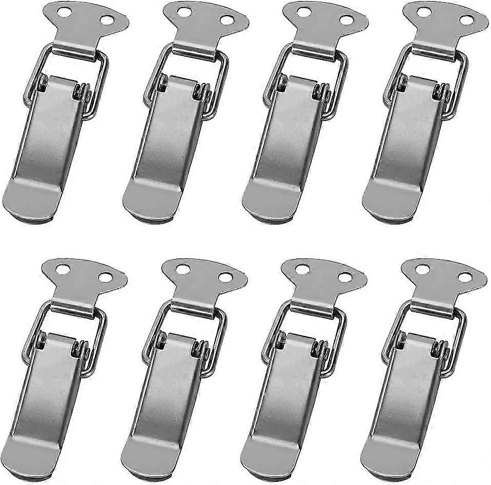 Pack Of 8 Latches Stainless Steel Lever Latch Cap Lock Box Latch For Case Box