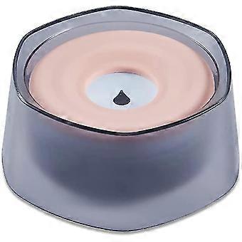Dog Water Bowl, Spill Proof Pet Water Bowl, Floating Pet Bowl, Non Wetting Mouth Pet Water Bowl (rosa)