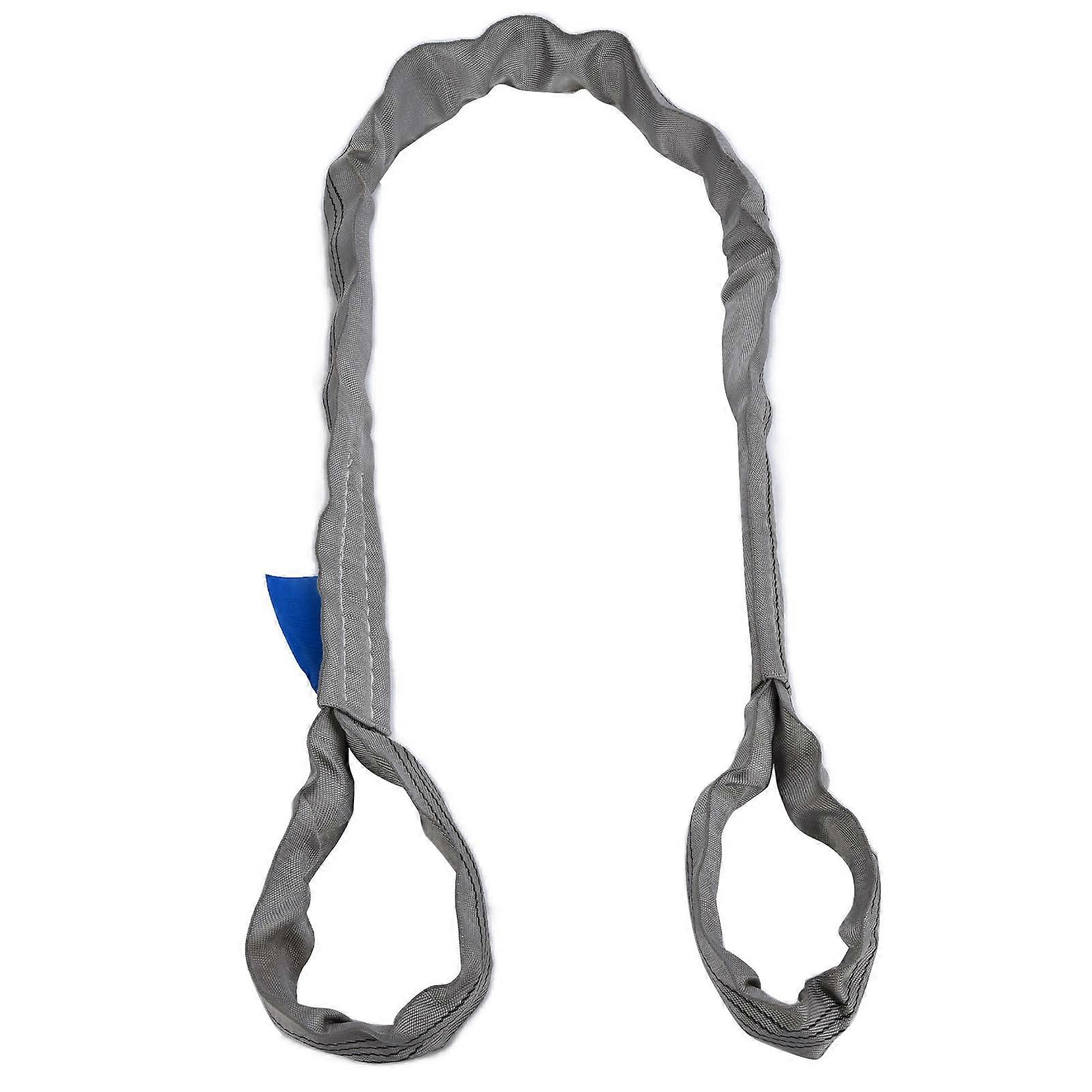 4T Round Lifting Sling Double Buckle Flexible PES Loop Straps Crane Supplies Wide 85mm2 Meters