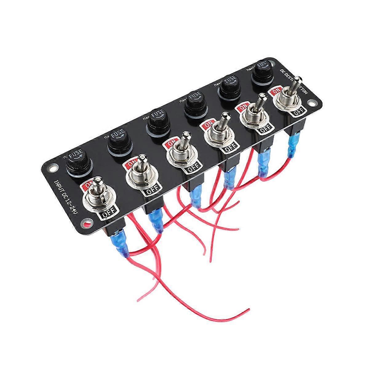 12/24V Car Panel Multi Switch Panel Switch Power Control Universal