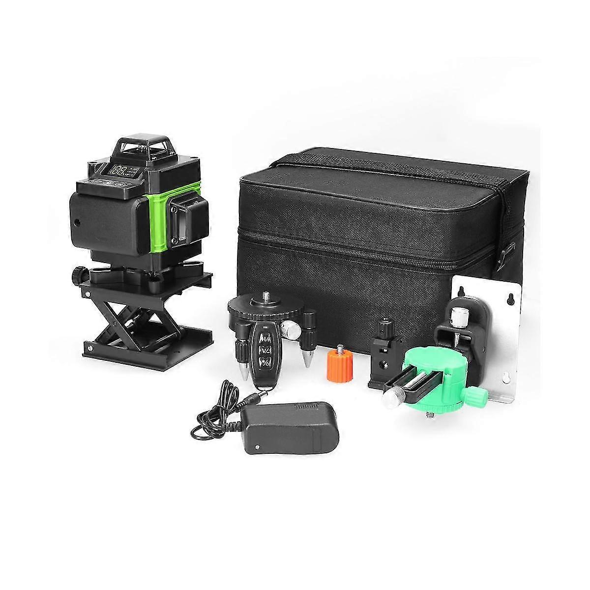 4d 16 Lines Laser-level 3 Self-leveling Machine Usb Rechargeable Battery Leveling Tool Vertical Ho