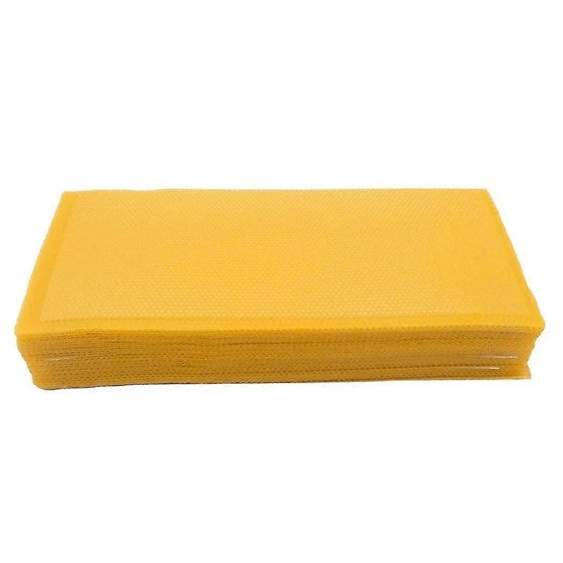 30Pcs Foundation Bee Wax Foundation Sheets Paper Candlemaking Beeswax Flakes Beekeeping Tool